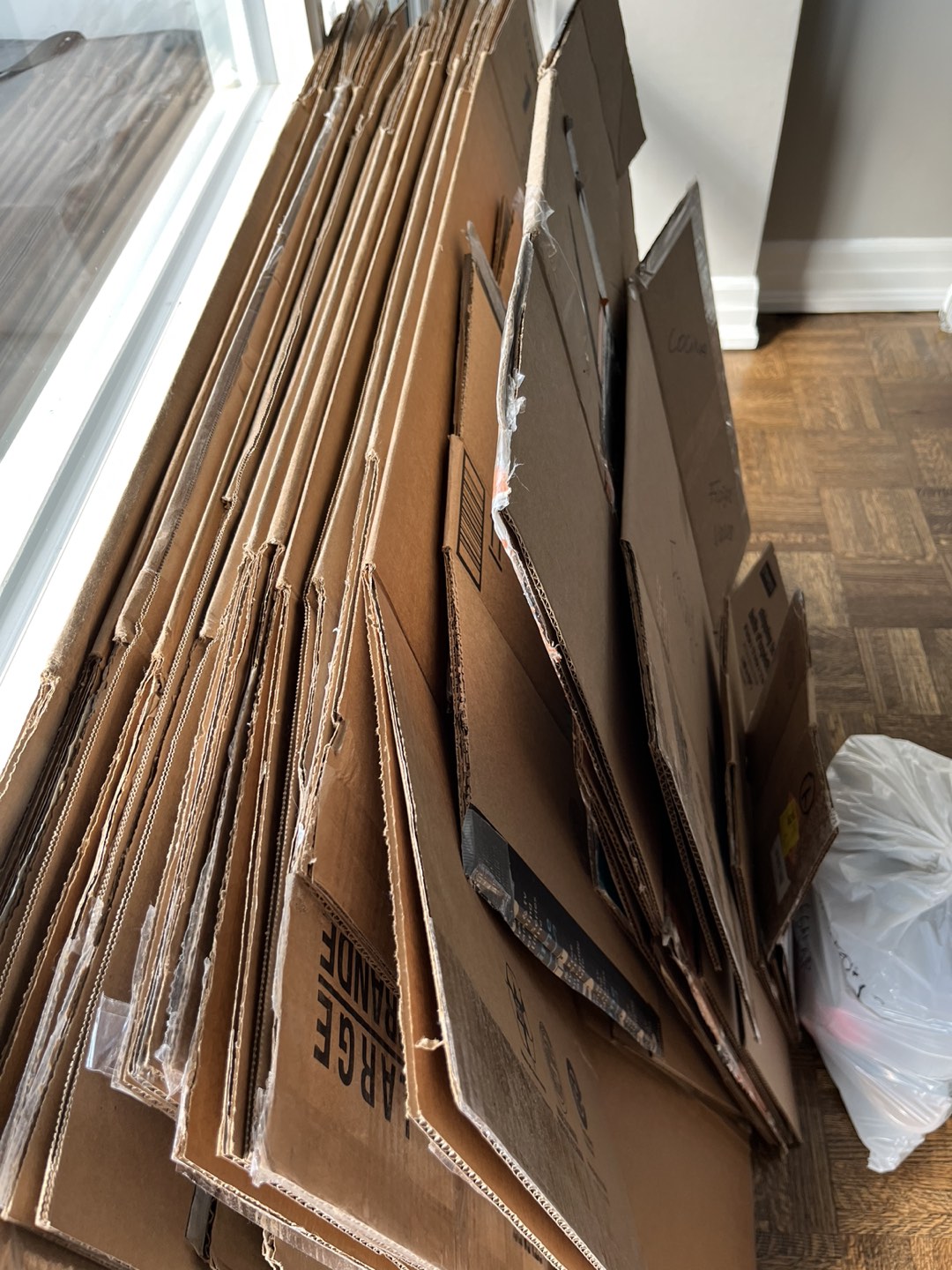 Moving cardboard boxes thumbnail