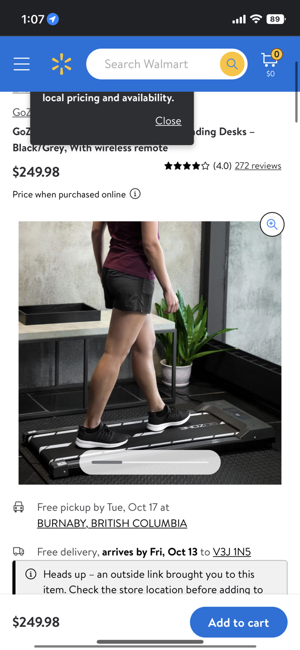 GoZone Walking Treadmill - photo 3