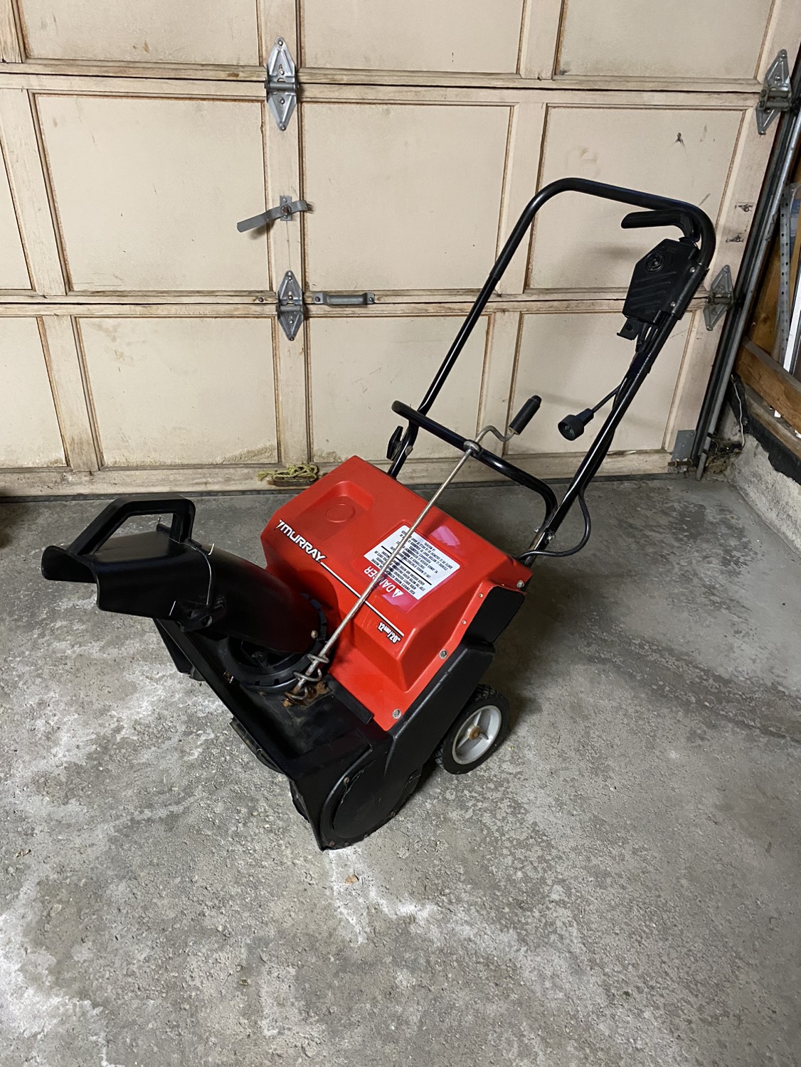 Selling Murray electric snowblower
