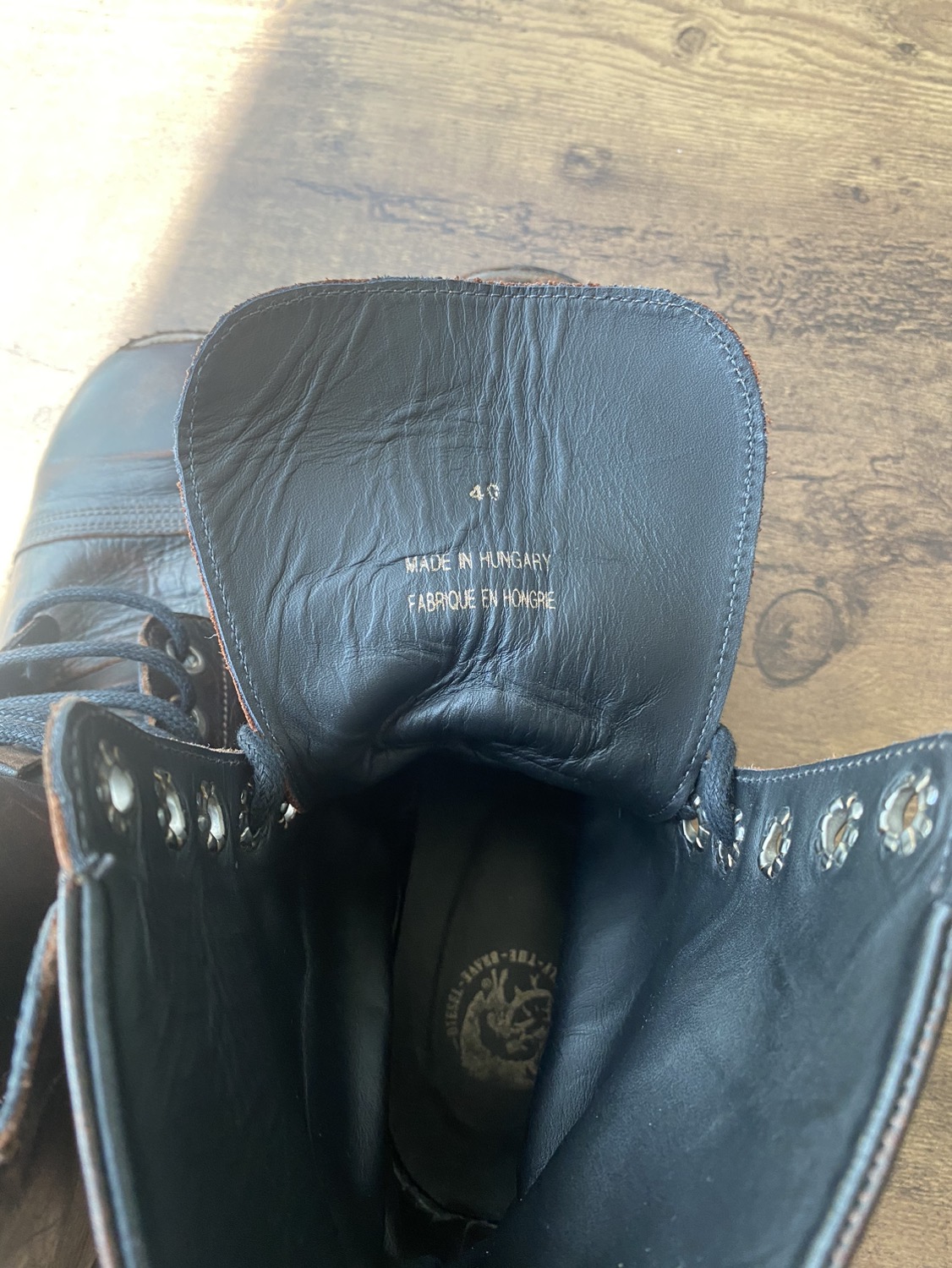 Diesel Hardkor Steel Lace-Up Boots - photo 4