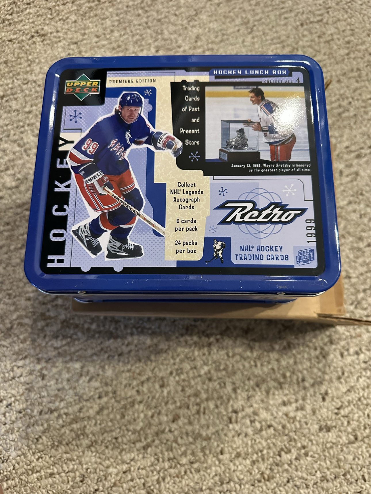 Gretzky lunch pails UD 1999