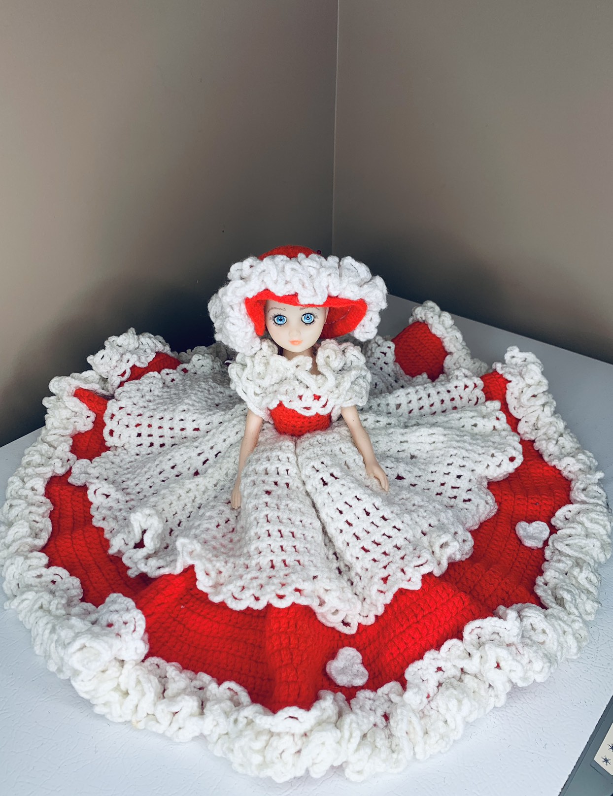 Vintage Crochet  Bed Doll - photo 2