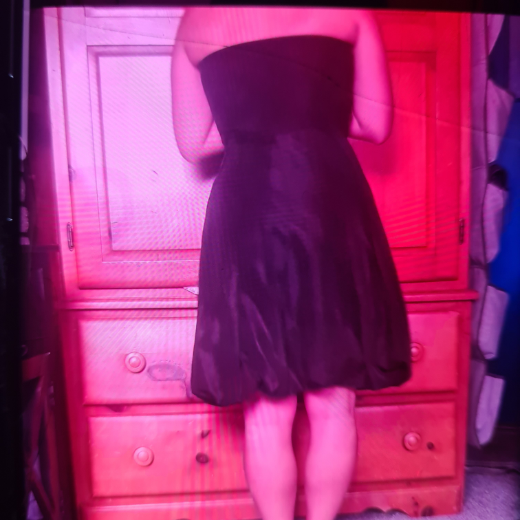 ZARA - Strapless little black dress image indicator(6)