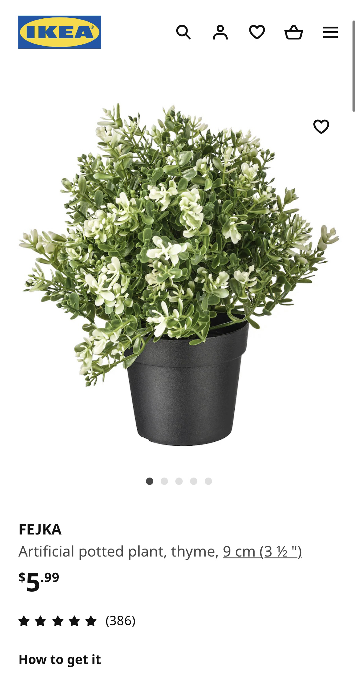 Ikea artificial plants (set of 4) - photo 5