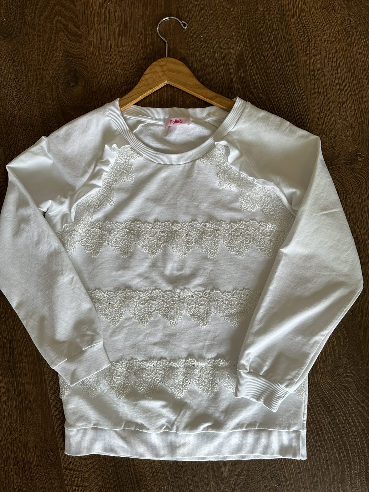 Blugirl Folies White Crewneck Sweater