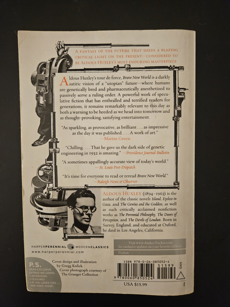 Brave New World by Aldous Huxley #freecycle - photo 2