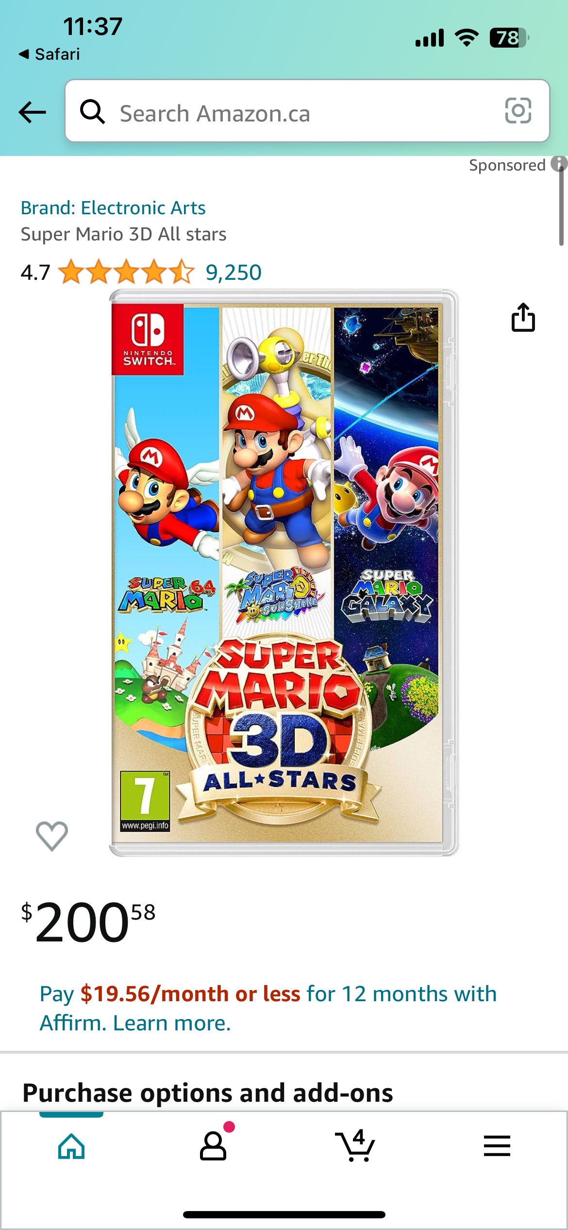 Nintendo Switch Super Mario 3D collection - photo 2