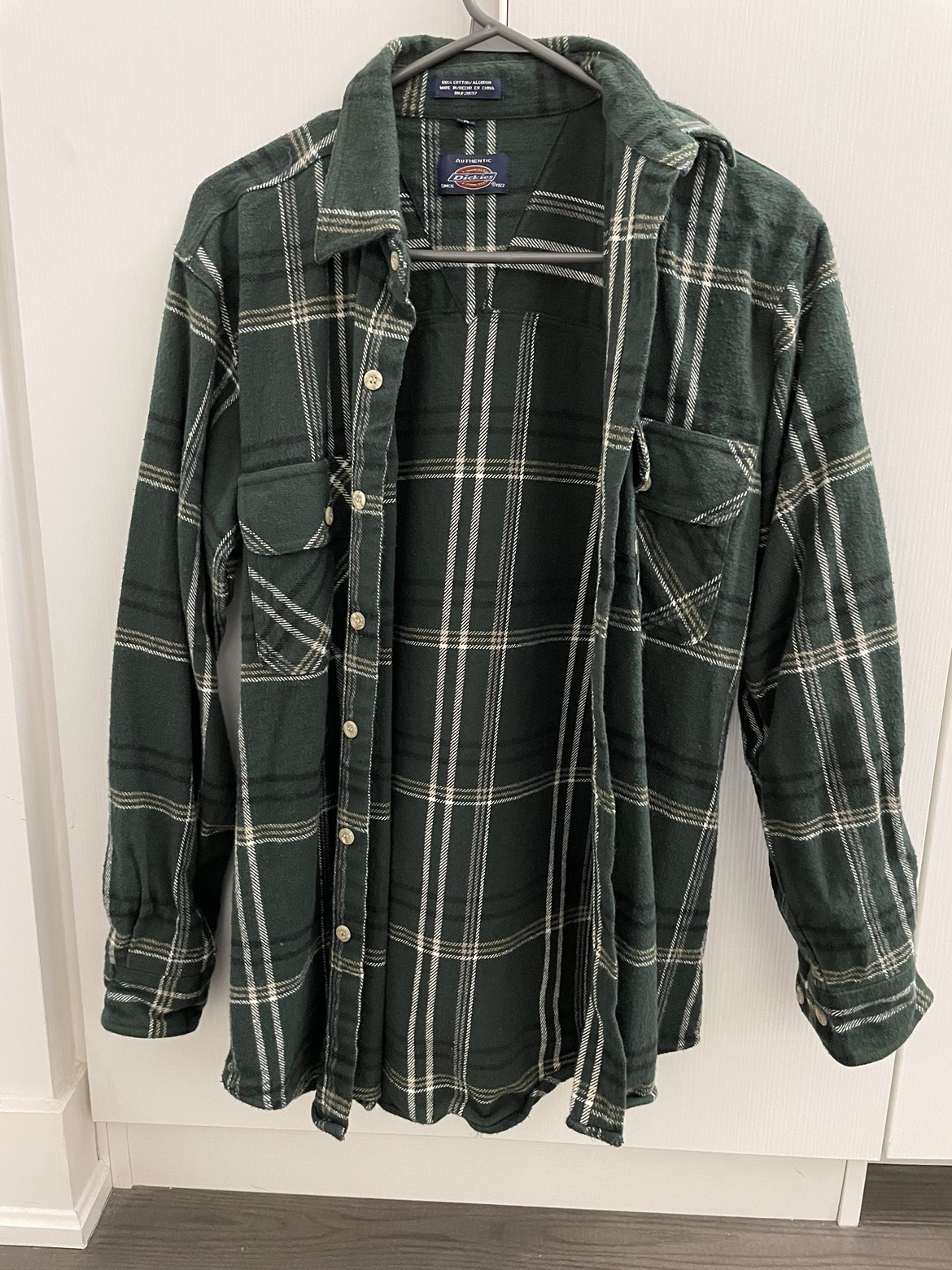 Green dickies plaid flannel