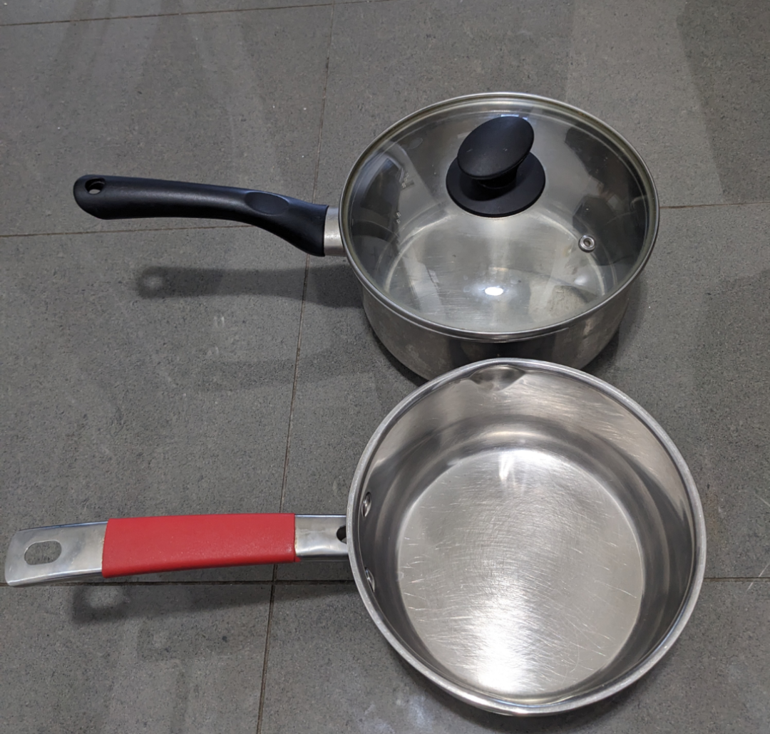 Stainless Steel Saucepan and Milk Pan ( Moving Sale) thumbnail