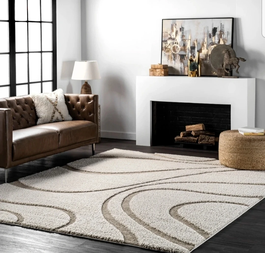 8x10 cream colour rug image indicator(3)