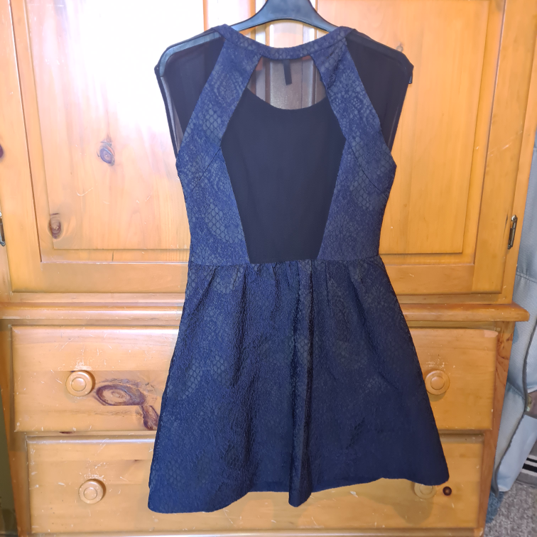 NAFNAF - Dark Blue Black Skater dress image indicator(3)