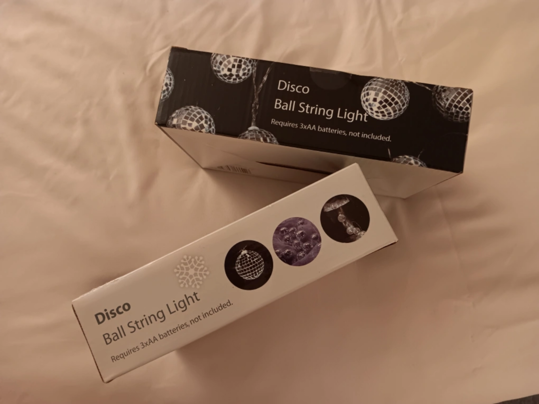 Disco Ball string LED lights - new! image indicator(4)