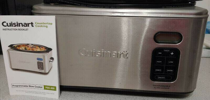 Cuisinart 6.5 Quart (6.15L) Programmable Slow Cooker