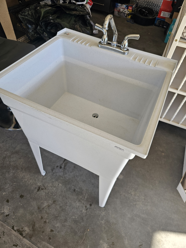 slop sink, utility sink, basement sink - photo 2