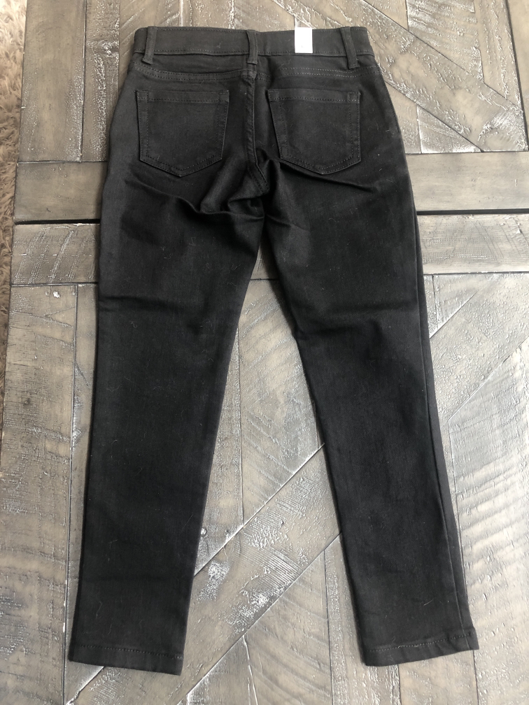 NEW Children’s Place Girls’ Size 6 Black Jeggings image indicator(2)