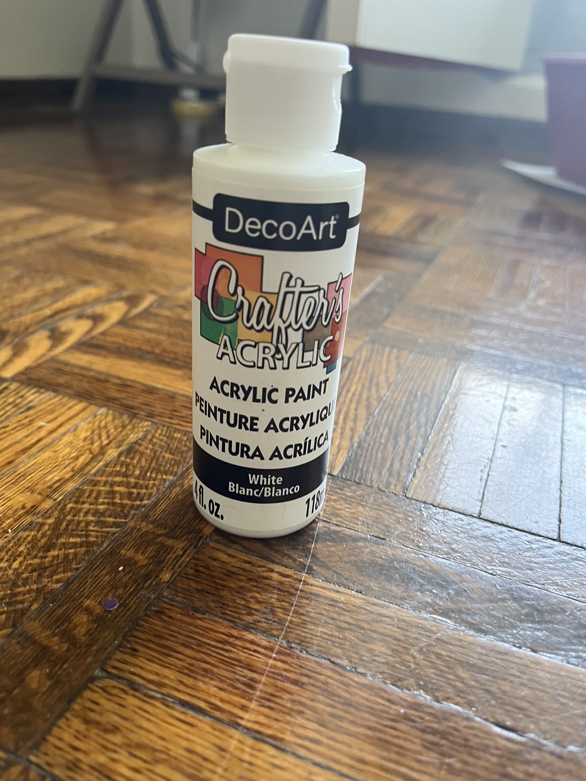 White acrylic paint