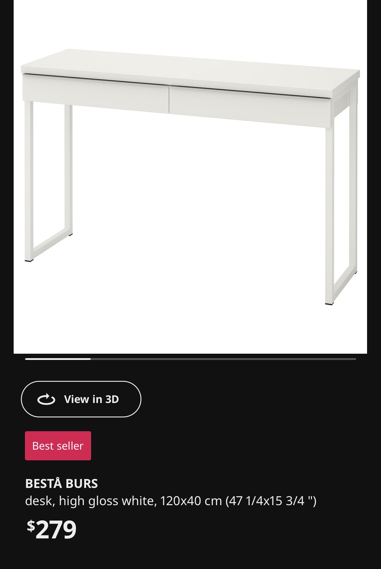 Ikea work desk - photo 2