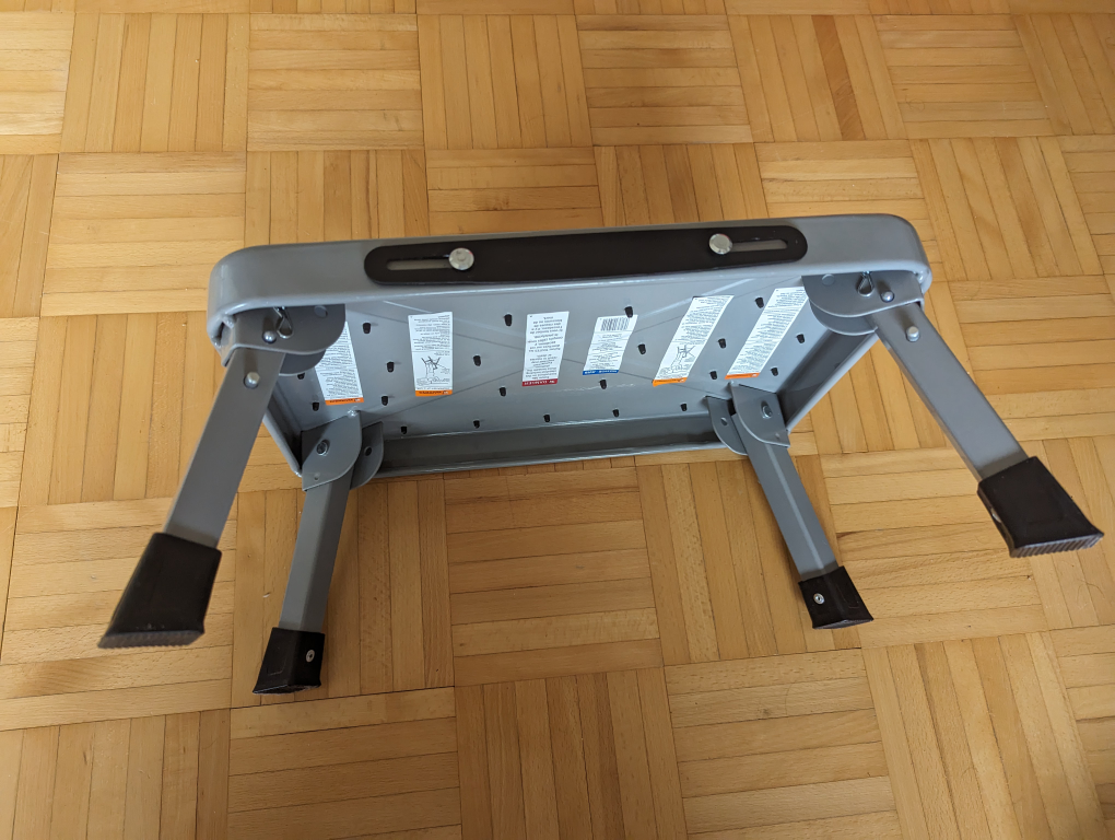 Mastercraft 1-Step Steel Folding Step Stool, 225-lb, 0.79 ft - photo 3