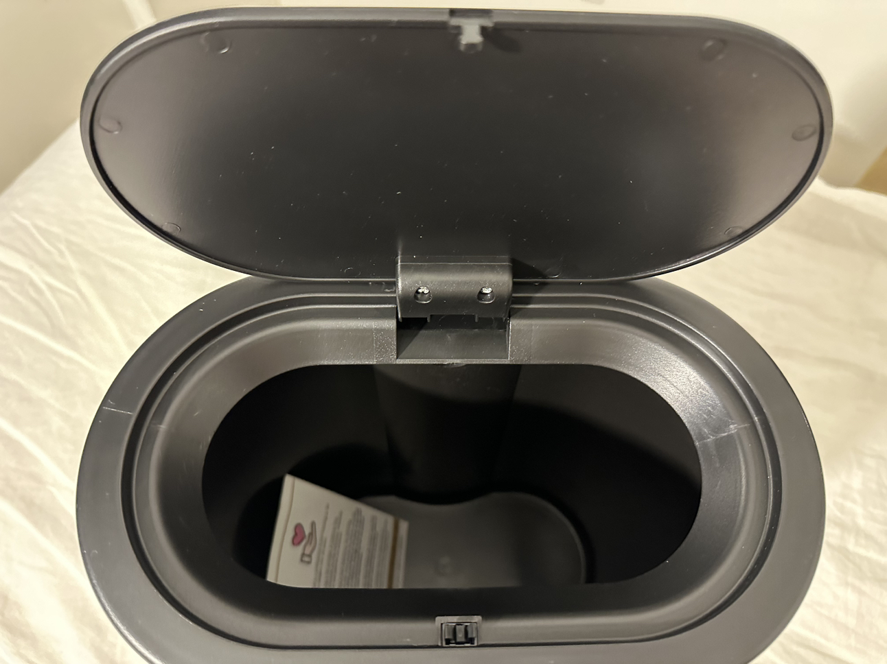 Brand new Press Top Bathroom Trash Bin 2.1 Galoon - photo 4