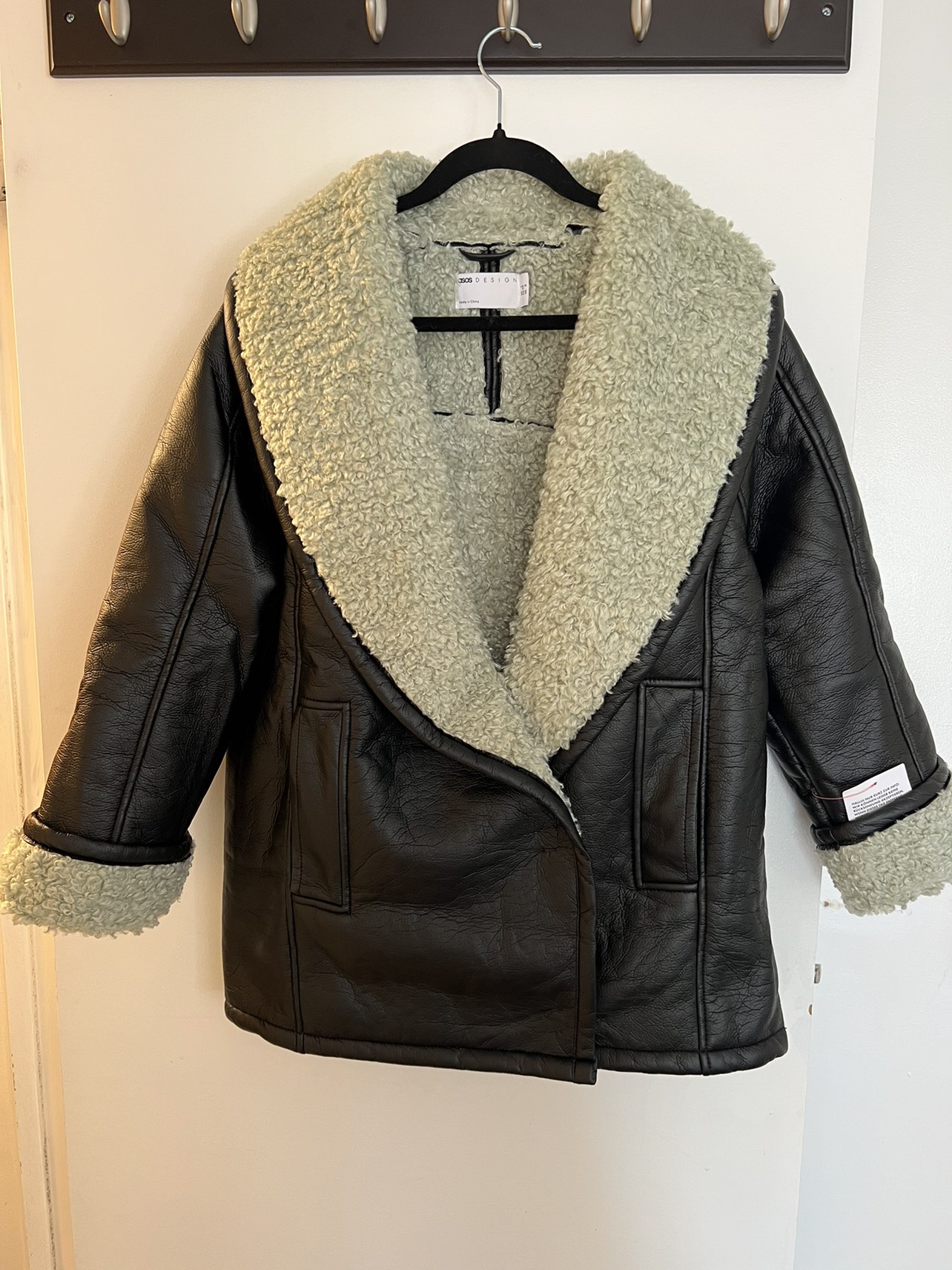 ASOS faux leather jacket