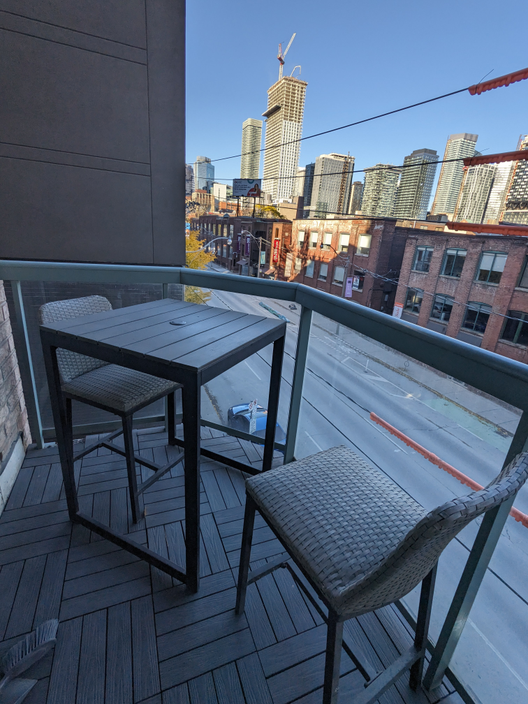 Outdoor High Table and Chairs