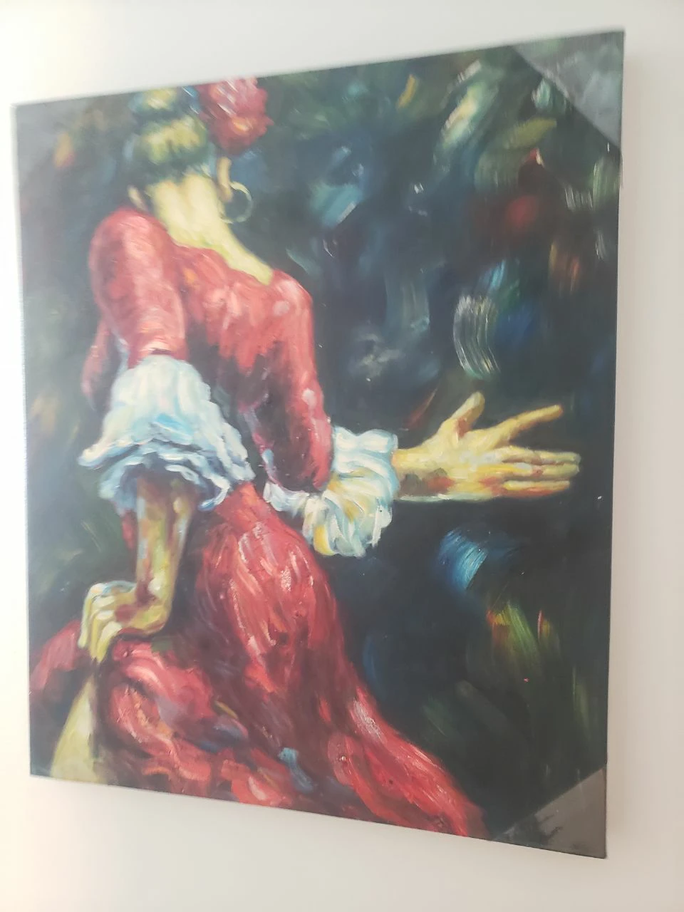 Canvas on wood of Woman dancing - photo 4