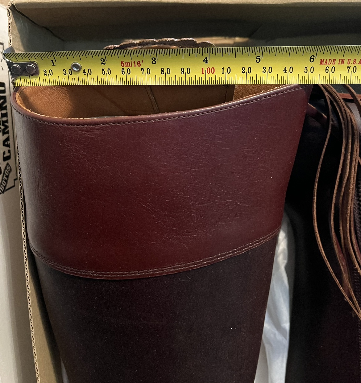 ** Brand New ** Leather Riding Boots size 38 (fit like 7.5) image indicator(3)