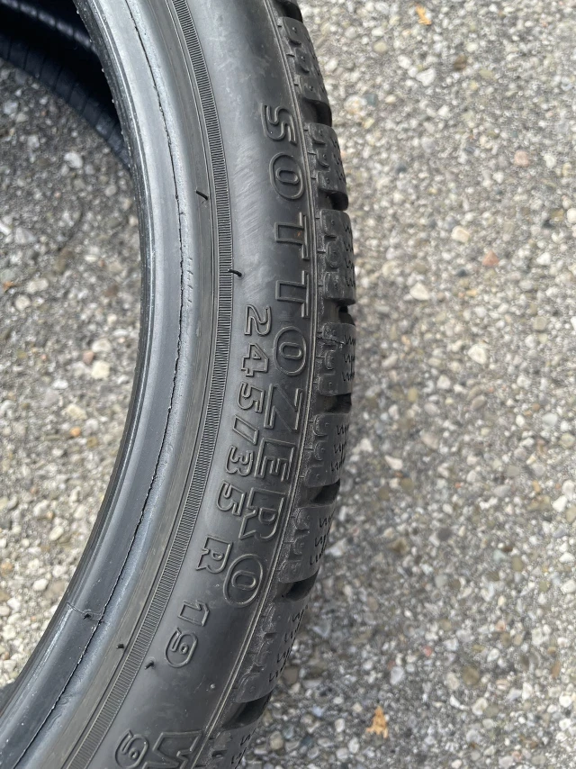 Mint Condition 4x Pirelli Snow Tires 245/35/R19 image indicator(6)