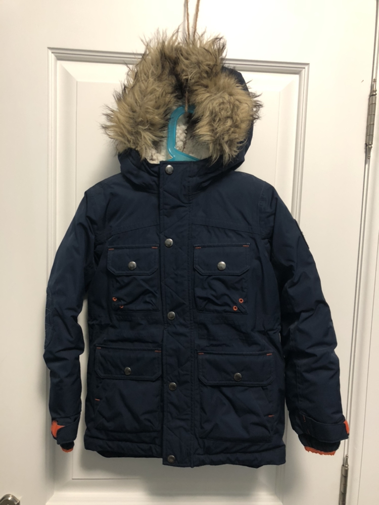 Navy Land’s End Bomber jacket size 4