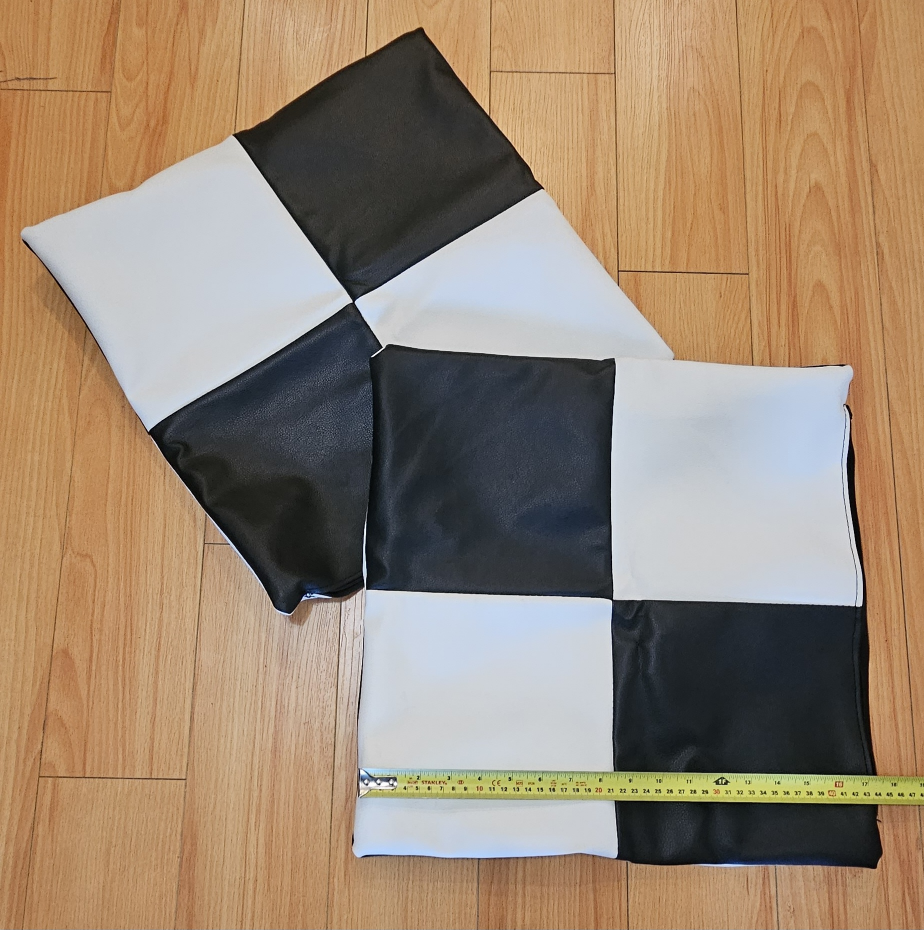 black and white throw cushion covers