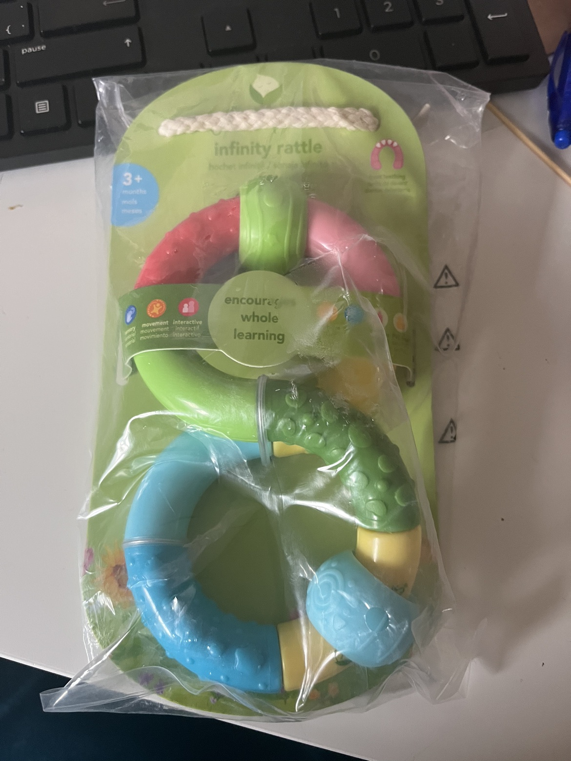 Green Sprouts Infinity Rattle Brand New - photo 2