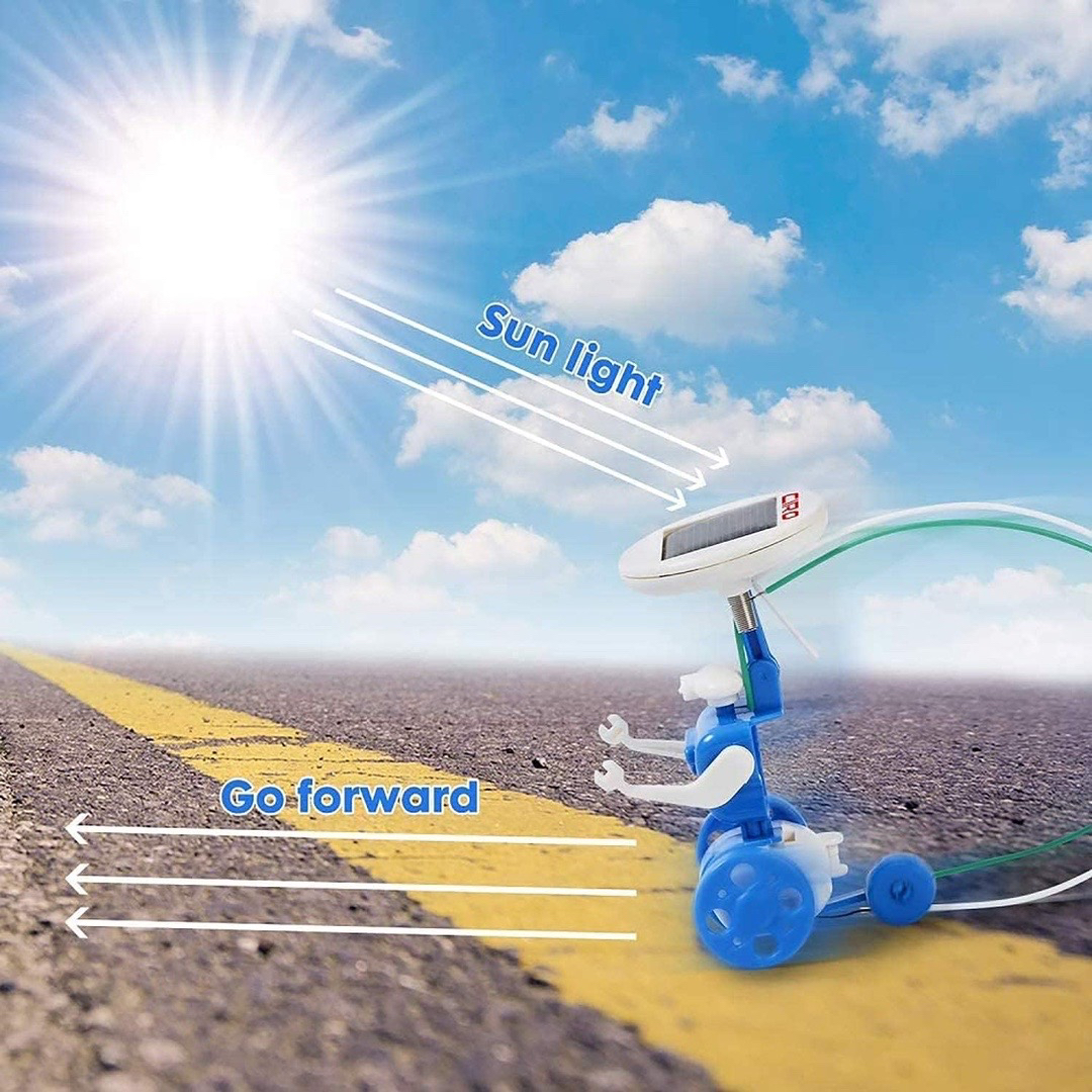 6 in 1 Solar Robot Science Kit Children's Education Toy Beginner - photo 5