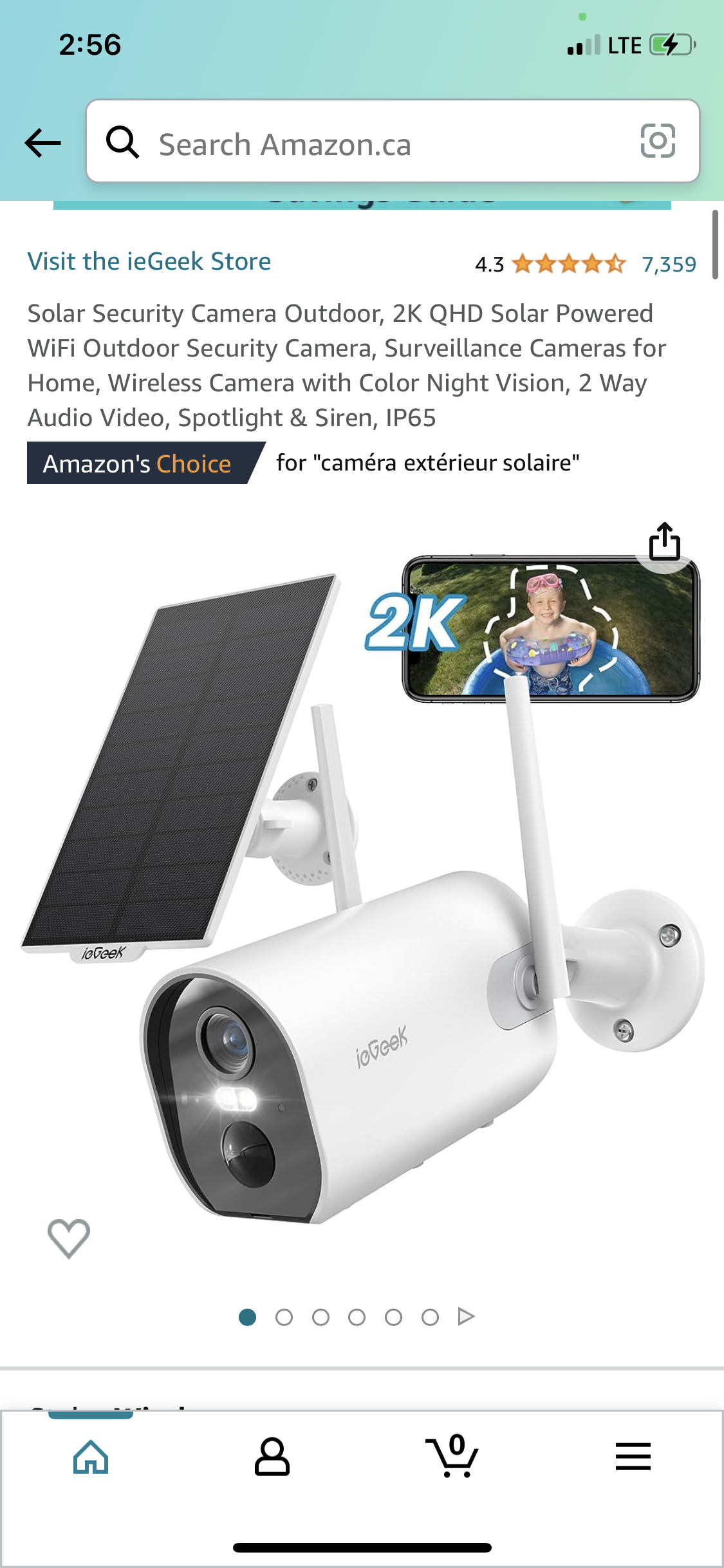**NEW**Solar security camera- Wireless