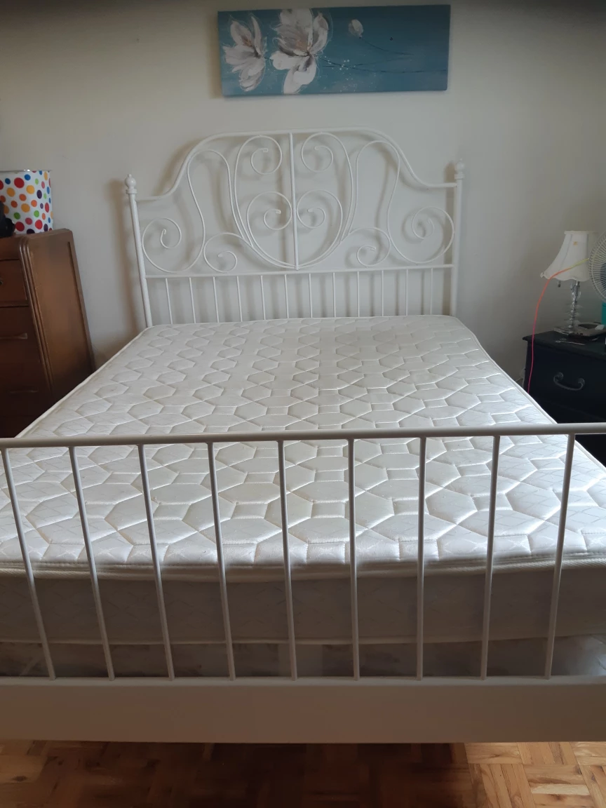 Complete full size bed white image indicator(3)