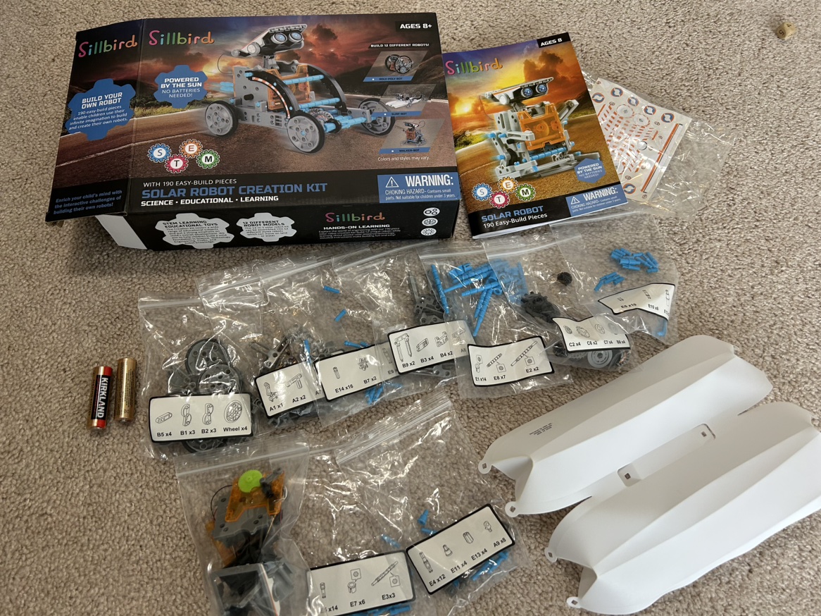 Sillbird solar robot creation kit. - photo 3