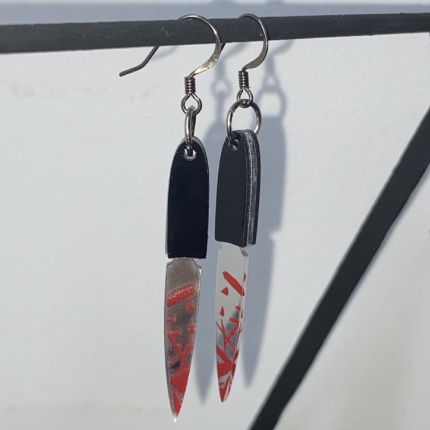 bloody knife earrings 👻 image indicator(4)