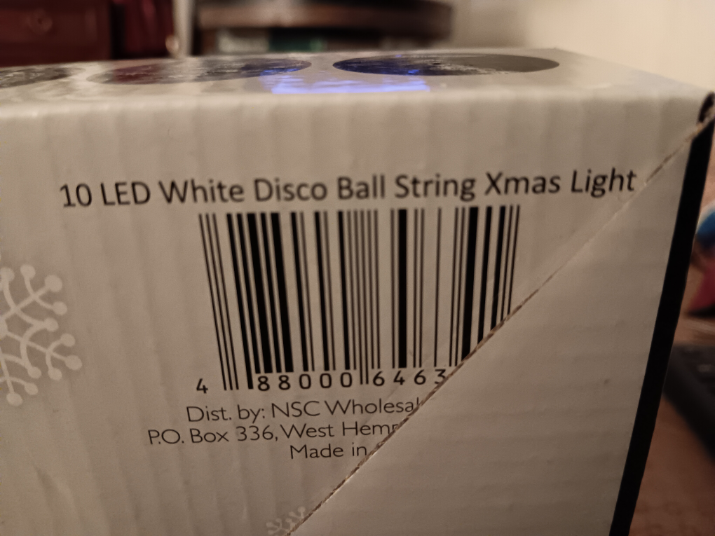 Disco Ball string LED lights - new! image indicator(3)