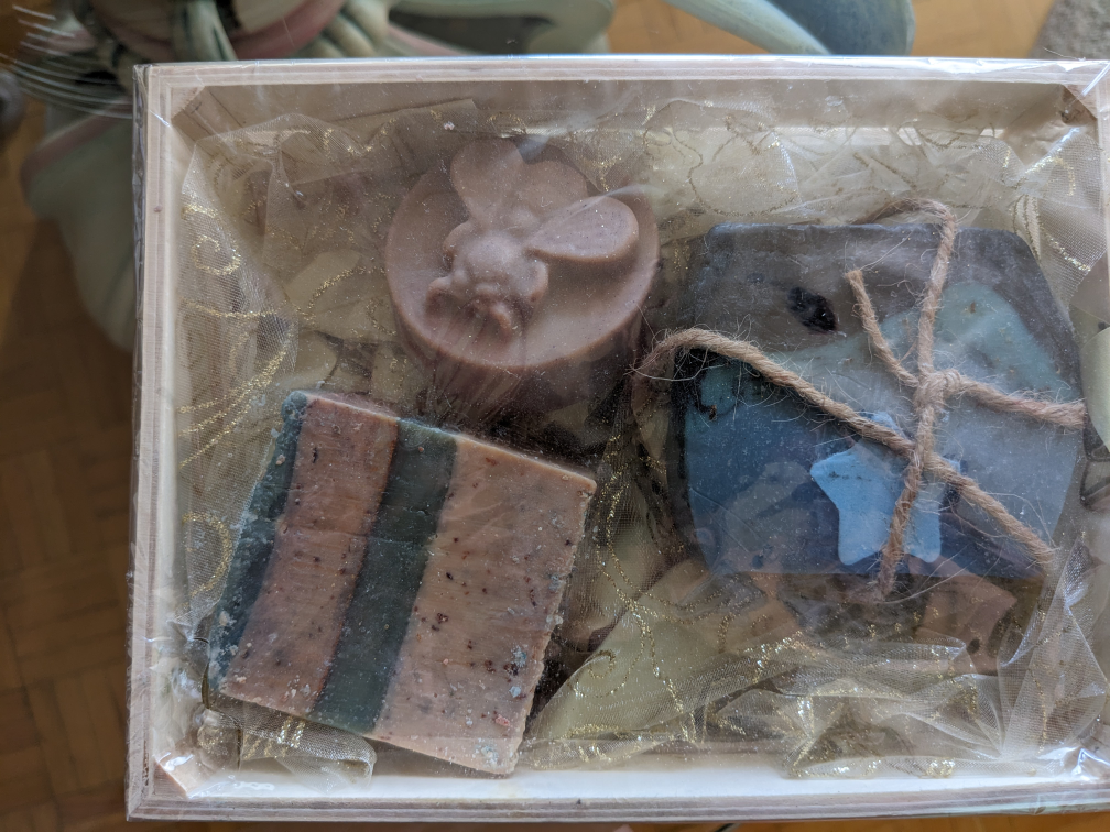 Handmade Vegan Organic 3 bars Soap set All Natural! thumbnail
