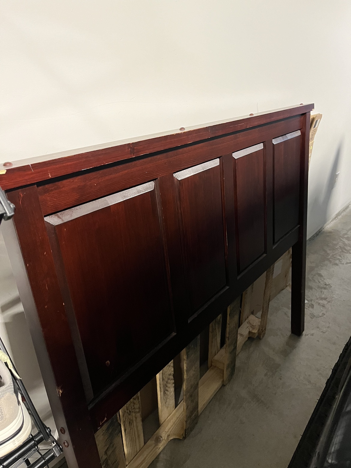 Pine double/full bed frame thumbnail