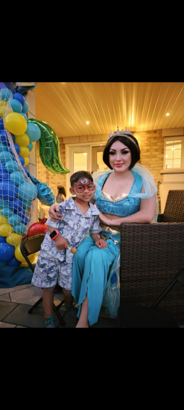 Jasmine themed birthday party