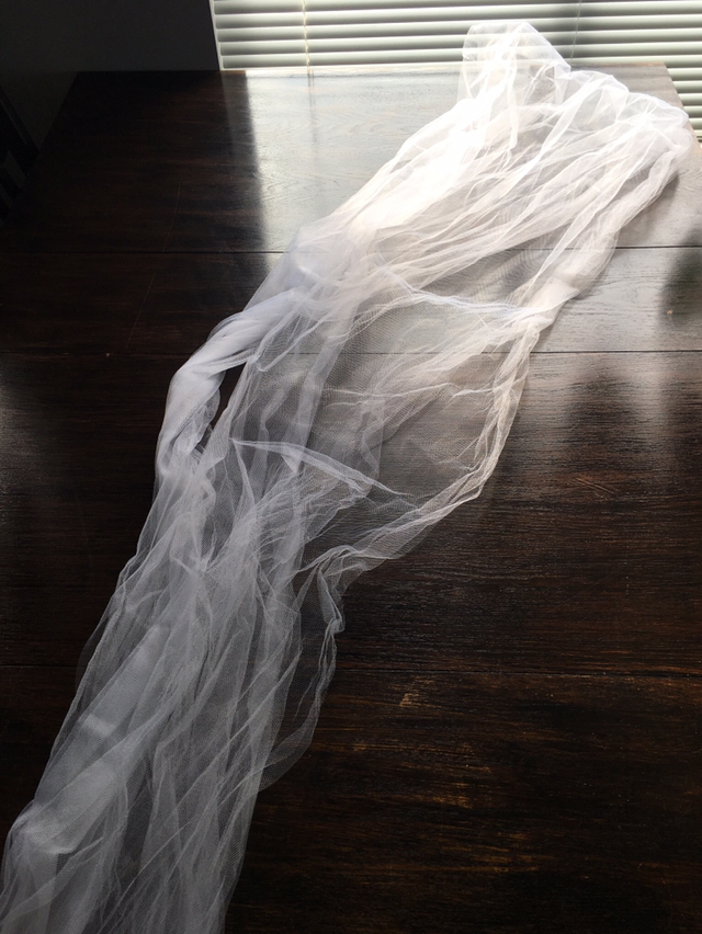 White Tulle Pieces x 10