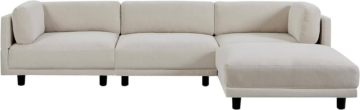 Sofa with Ottoman - Beige - photo 3