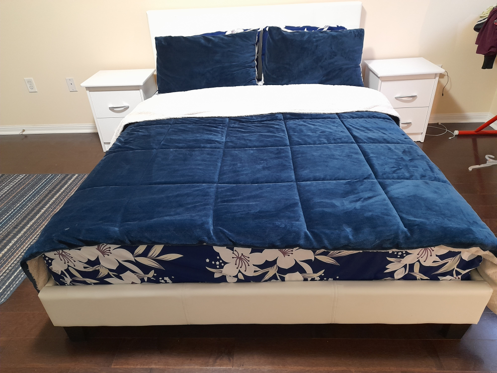 Queen size , leather bed for sale - photo 3