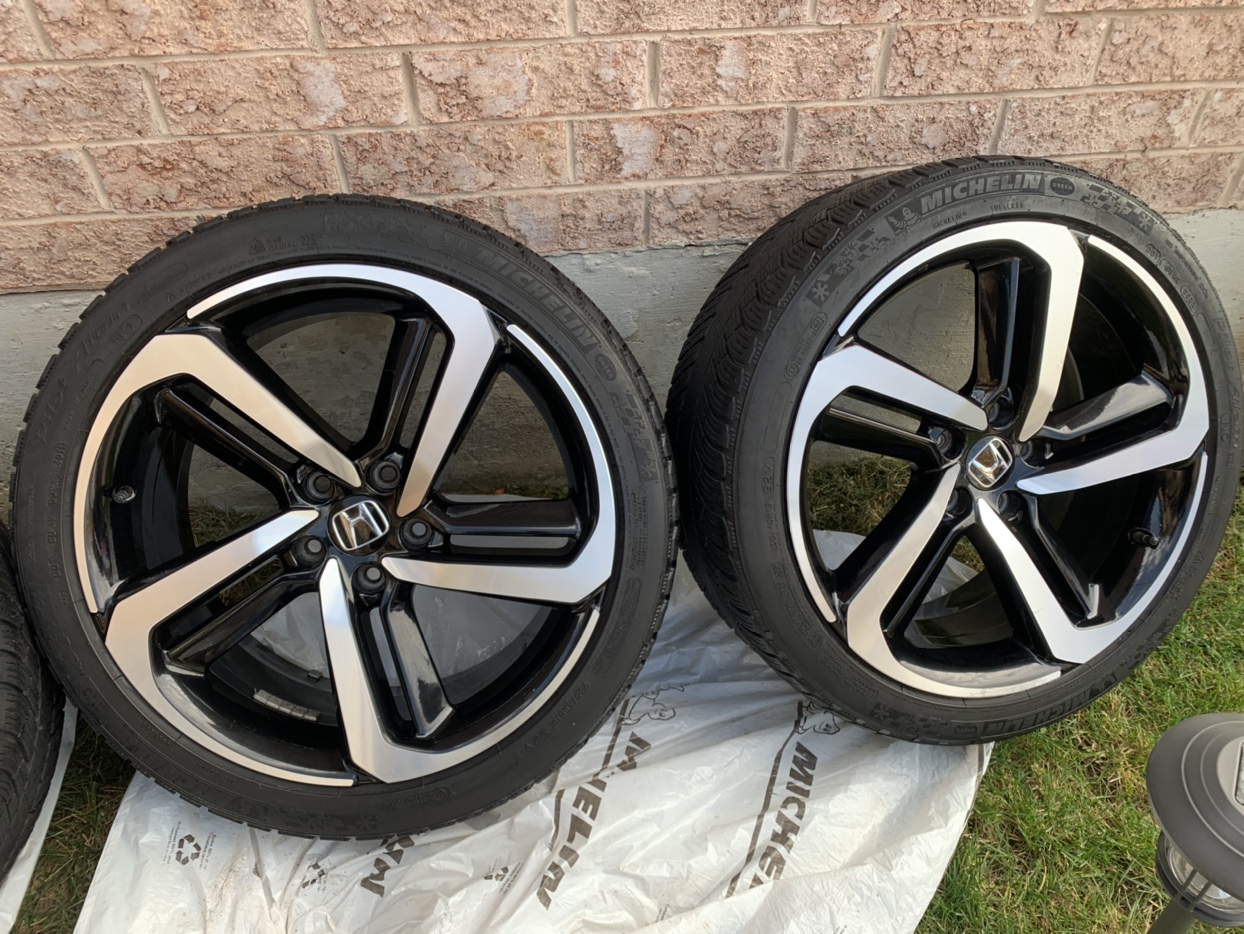 Honda accord 2018 sport winter tires on the original rims - photo 4