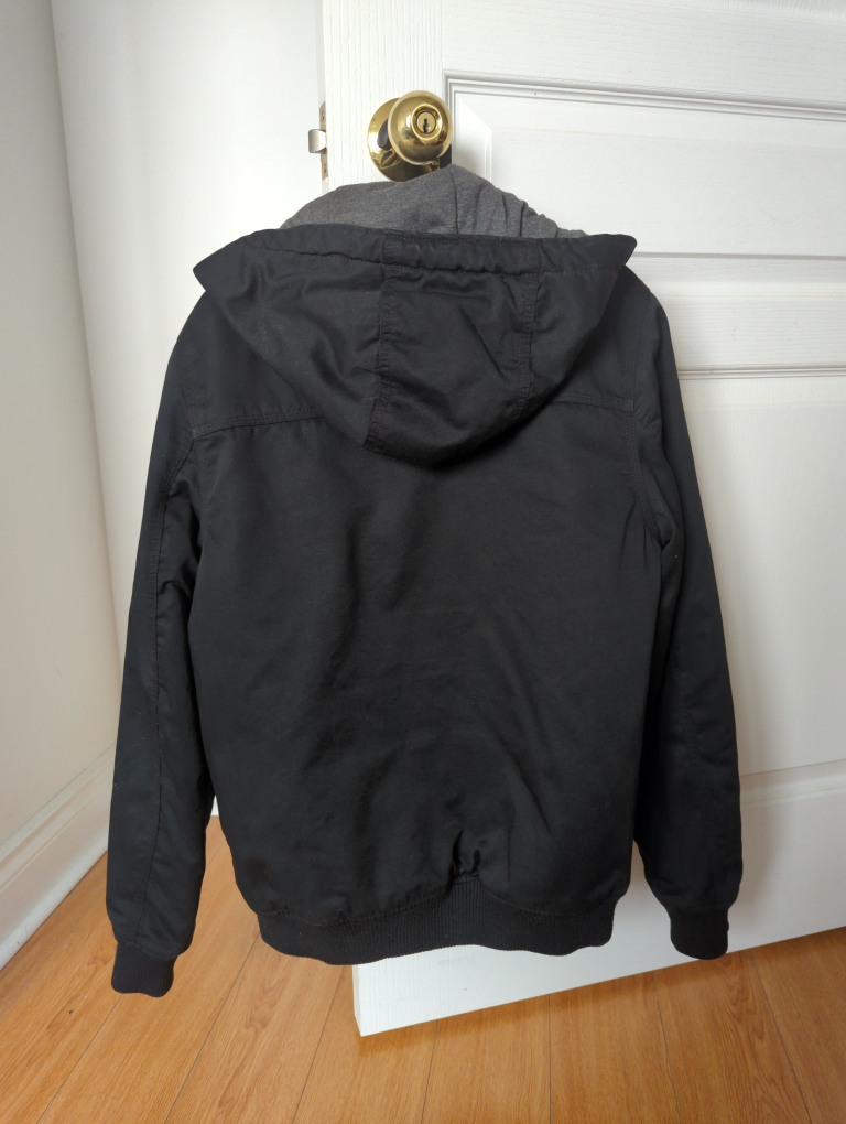 Men's black outdoor jacket image indicator(2)
