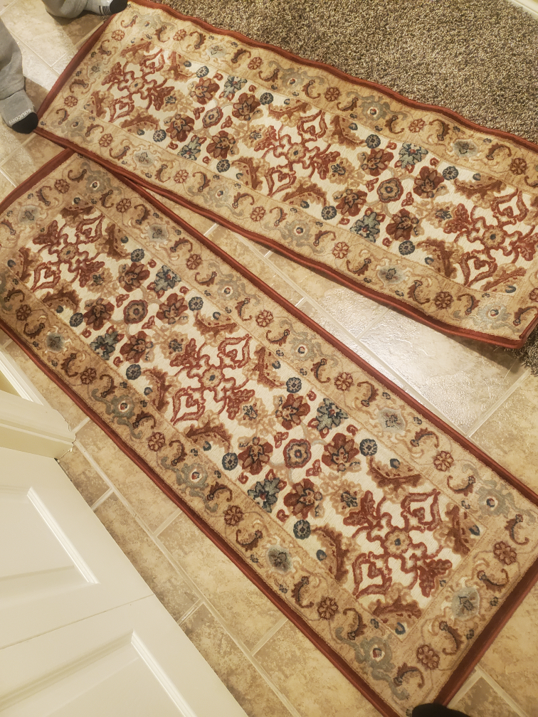 2 carpet runners new turkish Mediterranean design decor - photo 2