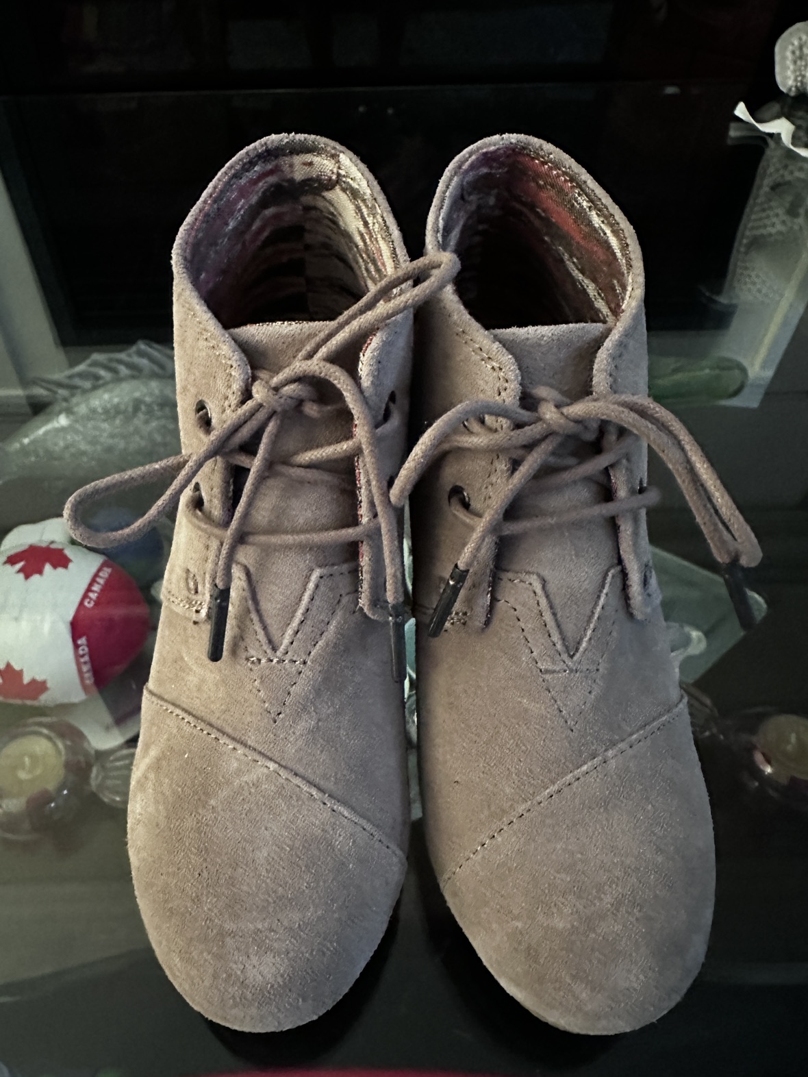 NEW Toms wedge boots