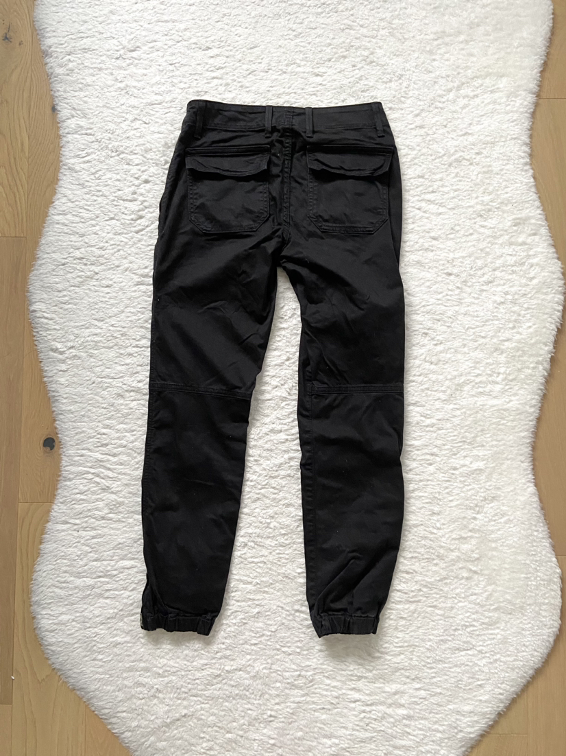 Vince black twill pants 26” waist image indicator(6)