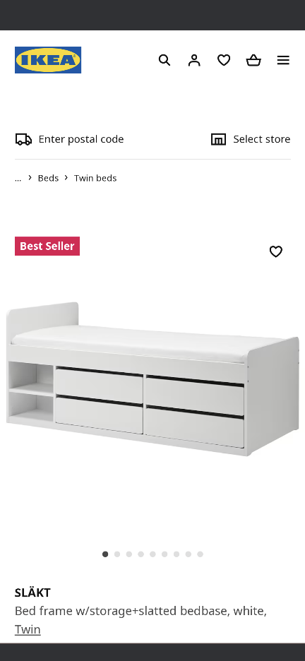 Ikea Slakt Twin Bed