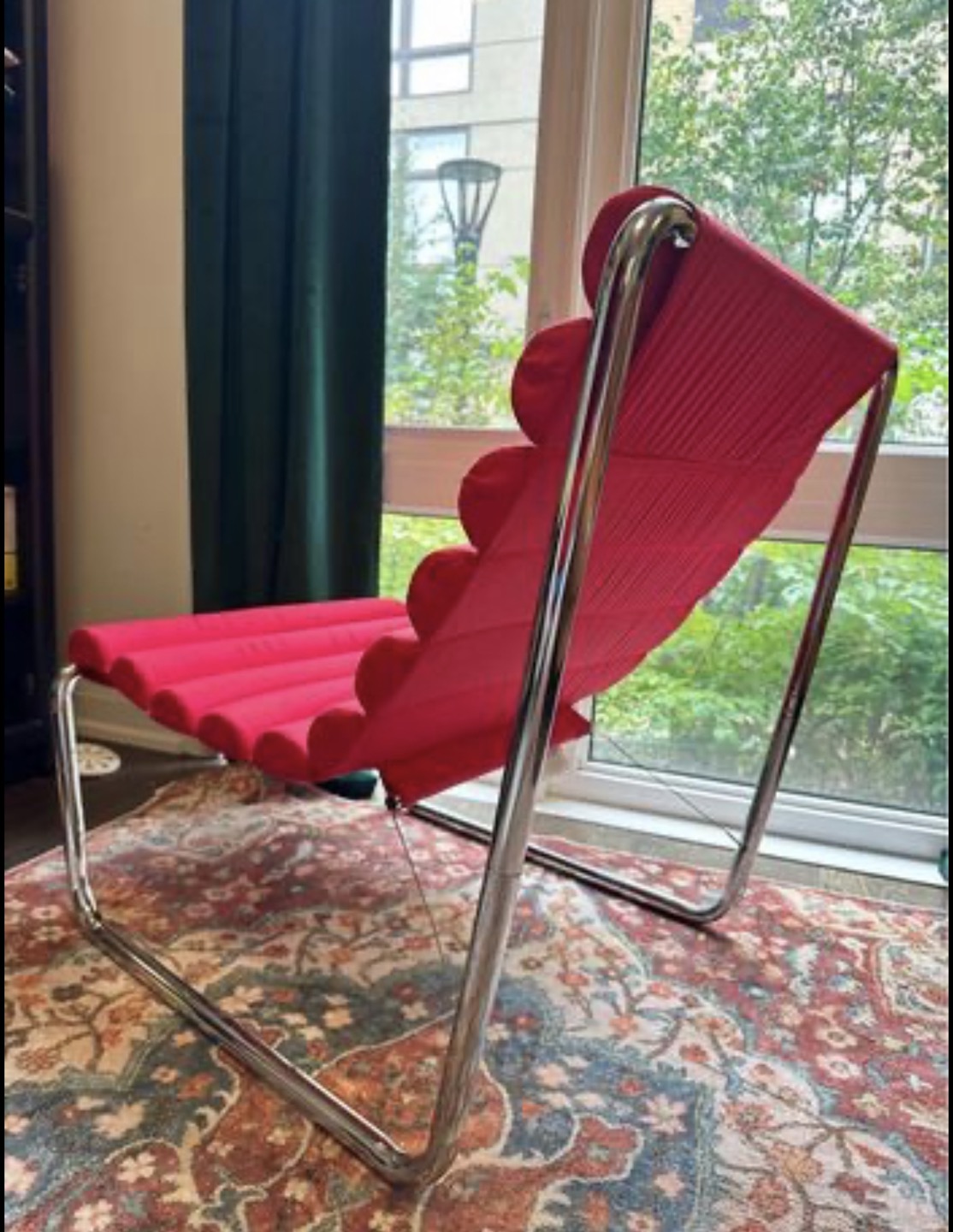 Vintage Chrome Slingback Chair - photo 3